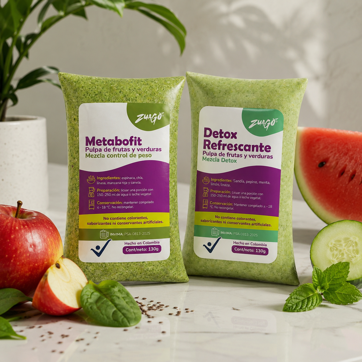 QuemaDetox (MetaboFit + Detox Refrescante) X 8 unidades